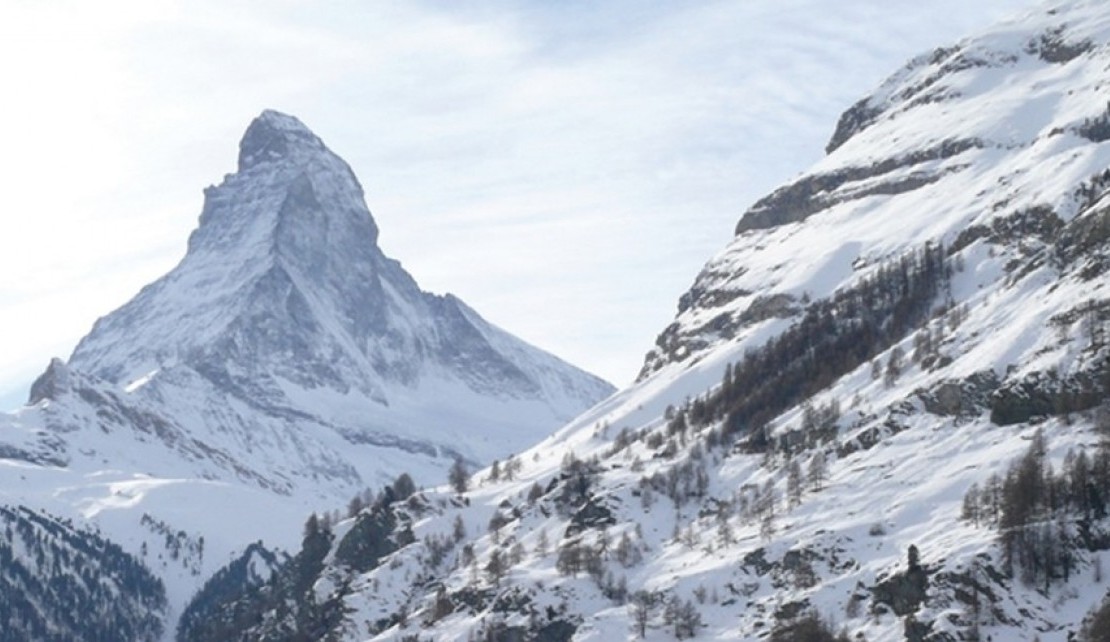 Das Matterhorn im Winter
